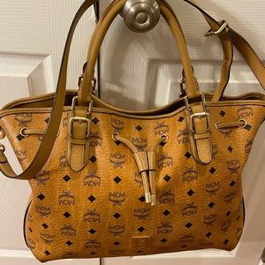 MCM  COGNAC Drawstring Crossbody bag